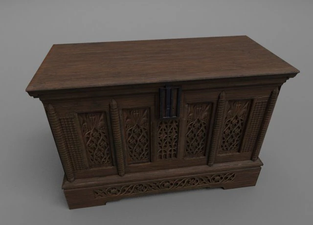 shkaf 3D Model .c4d .max .obj .3ds .fbx .stl .blend