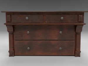 chest of drawers 3D Model