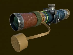 광학 시력 3D 모델