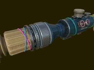 광학 시력 3D 모델