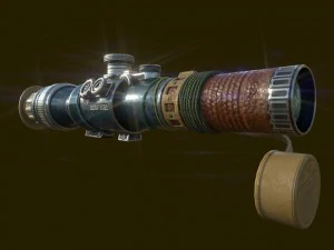 광학 시력 3D 모델