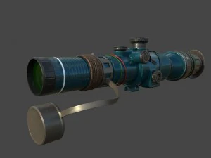 광학 시력 3D 모델