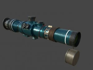 광학 시력 3D 모델