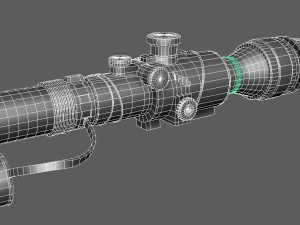 광학 시력 3D 모델