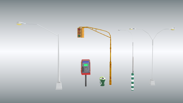 game assets 3D Model .c4d .max .obj .3ds .fbx .stl .blend 