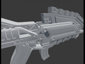 assault blaster 3D Model