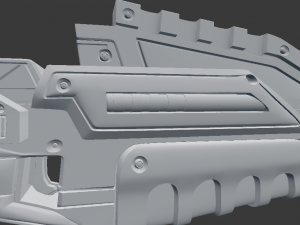 assault blaster 3D Model