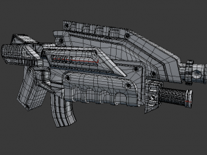 assault blaster 3D Model