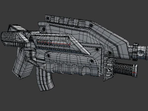 assault blaster 3D Model