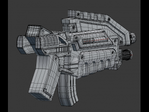 assault blaster 3D Model