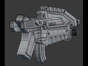 assault blaster 3D Model