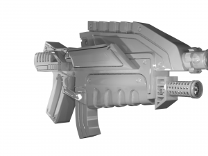assault blaster 3D Model