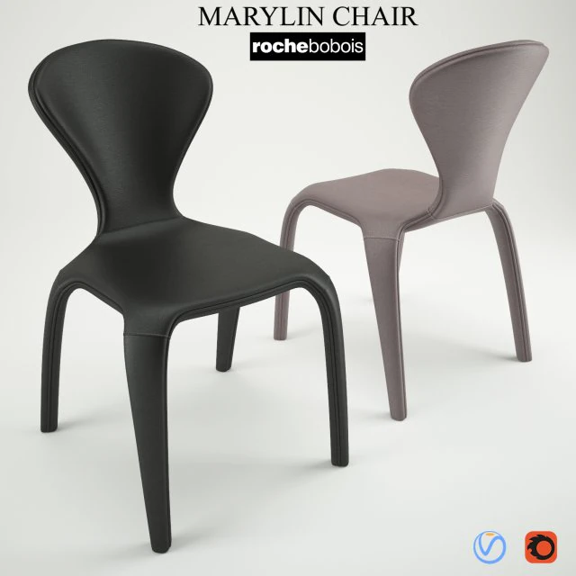 marilyn chair 3D Model .c4d .max .obj .3ds .fbx .stl .blend 