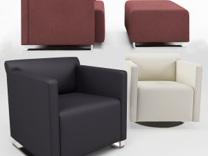 armchairs - quant cor Model 3D