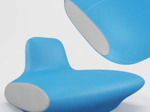 armchair spoutnik roche bobois 3D Model