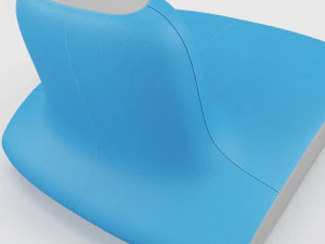 armchair spoutnik roche bobois 3D Model