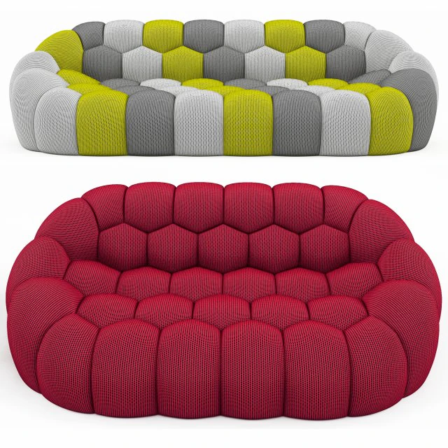 bubble sofa roche bobois 3D Model .c4d .max .obj .3ds .fbx .stl .blend 