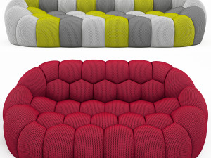 bubble sofa roche bobois 3D Model