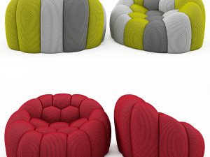 bubble armchair roche bobois 3D Model