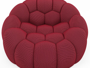 bubble armchair roche bobois 3Dモデル