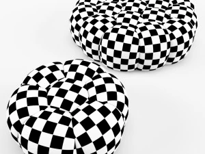 bubble ottoman roche bobois 3D Model