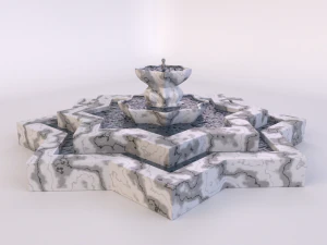 air mancur-3 Model 3D