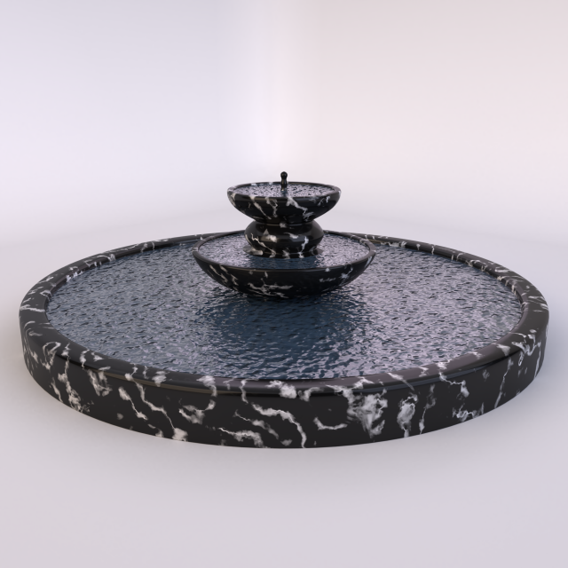 fountain-2 3D Model .c4d .max .obj .3ds .fbx .stl .blend 