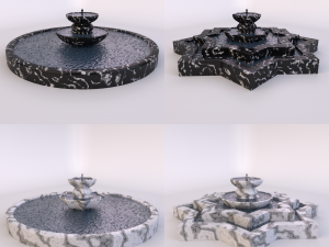 fountain-1 3Dモデル