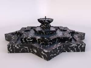fountain-1 3D 模型