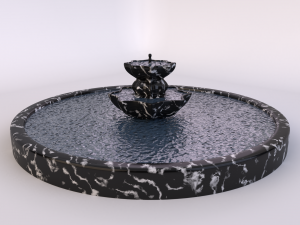 fountain-1 3D 模型