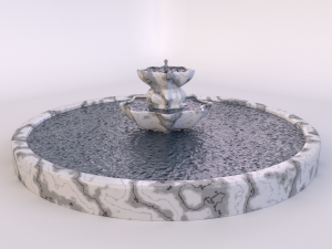 fountain-1 3D 模型