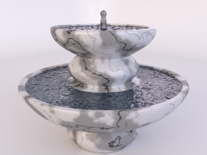 fountain-1 3D 模型