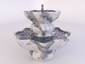 fountain-1 3D 模型