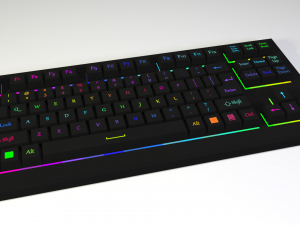 rgb keyboard Model 3D