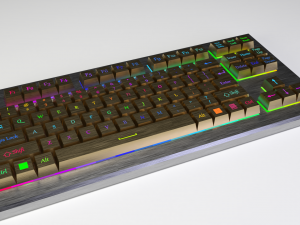 rgb keyboard Model 3D