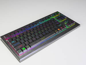 rgb keyboard Model 3D