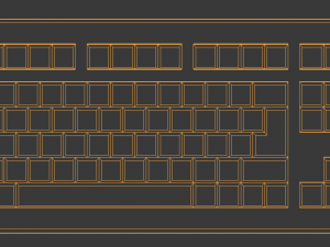 rgb keyboard Model 3D
