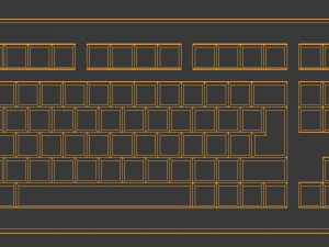 rgb keyboard 3D Model