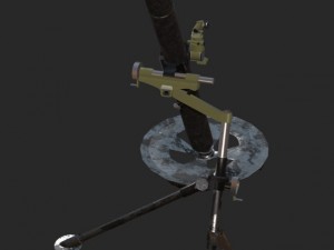 l16a2 mortar 81mm l16 3D Model