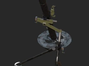 l16a2 M&ouml;rtel 81mm l16 3D Modell