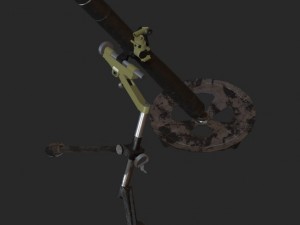 l16a2 mortar 81mm l16 3D Model