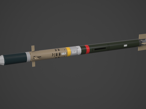 Mistral missile 3D Model