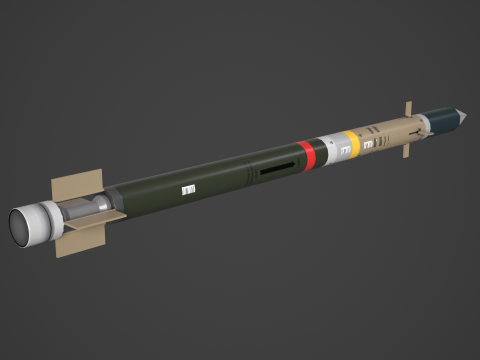 Mistral missile 3D Model