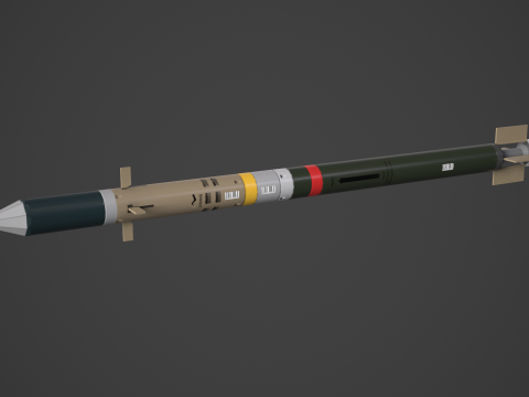 Mistral missile 3D Model
