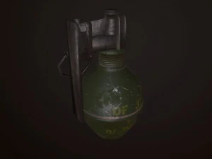 of 37 hand grenade france army 3D Model