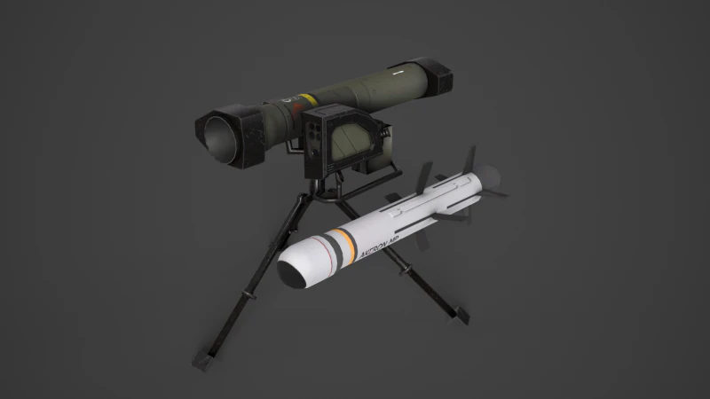 Mbda mmp 3D Model .c4d .max .obj .3ds .fbx .stl .blend 