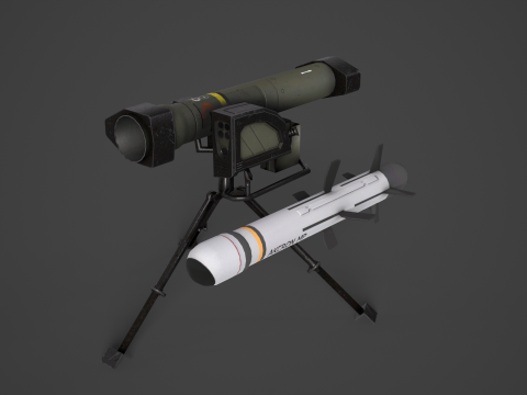 Mbda mmp Modello 3D