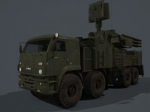 pantsir s2 and s1 3D Model