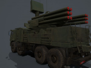 pantsir s2 and s1 3D Model