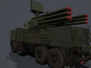 pantsir s2 and s1 3D Model